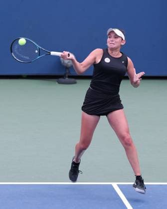 Sonja Zhenikhova Schwarz and Eva Bennemann GER , Girls Doubles, Girls Doubles, US Open Championships 2023, USTA Billie Jean King National Tennis Center, Flushing Meadows, New York, USA Copyright: xJuergenxHasenkopfx
