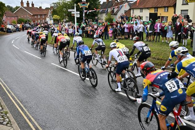 2025 Lloyds Tour of Britain Picture by Bruce Rollinson SWpix.com - 03 06 2025 - Cycling - 2025 Lloyds Tour of Britain - Stage 2: Stowmarket to Stowmarket - The peloton Copyright: x xSWpix.comx(t axPhotographyxHubxLtd)xBrucexRollinson SWpix.comx SWP-3069-2226