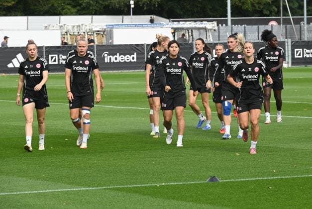 Football, Women, 1st BL, Eintracht Frankfurt, Training