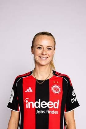 Amanda Ilestedt Eintracht Frankfurt women portrait appointment 2025 2026 1 BL Bundesliga soccer portrait appointment, headshot, portrait, introduction, presentation, press appointment 2025 2026 Studio Shooting Studioshooting