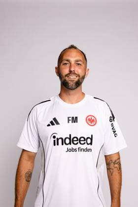 Fabian Meier Eintracht Frankfurt women portrait appointment 2025 2026 1 BL Bundesliga soccer portrait appointment, headshot, portrait, introduction, presentation, press appointment 2025 2026 Studio Shooting Studioshooting
