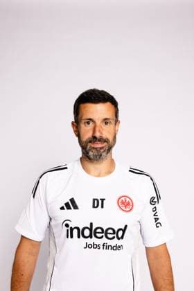 Dennis Tiano Eintracht Frankfurt women portrait appointment 2025 2026 1 BL Bundesliga soccer portrait appointment, headshot, portrait, introduction, presentation, press appointment 2025 2026 Studio Shooting Studioshooting