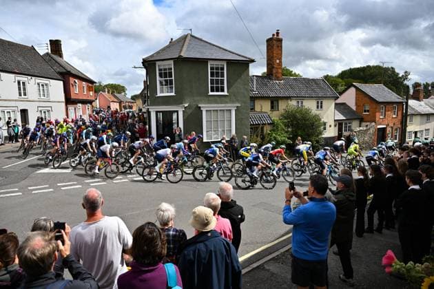 2025 Lloyds Tour of Britain Picture by Bruce Rollinson SWpix.com - 03 06 2025 - Cycling - 2025 Lloyds Tour of Britain - Stage 2: Stowmarket to Stowmarket - The peloton Copyright: x xSWpix.comx(t axPhotographyxHubxLtd)xBrucexRollinson SWpix.comx SWP-3069-2231