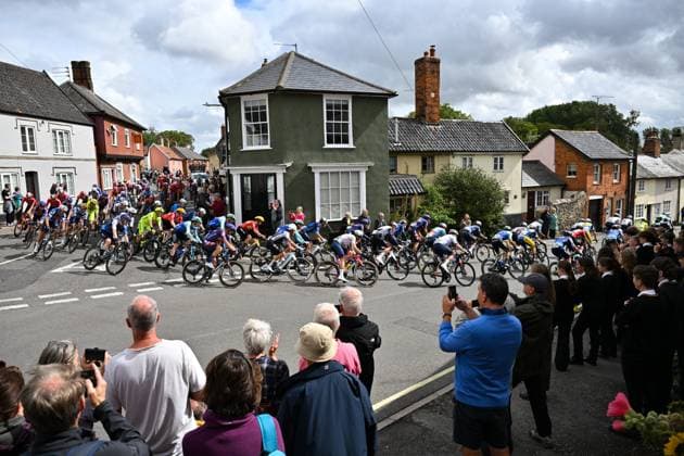 2025 Lloyds Tour of Britain Picture by Bruce Rollinson SWpix.com - 03 06 2025 - Cycling - 2025 Lloyds Tour of Britain - Stage 2: Stowmarket to Stowmarket - The peloton Copyright: x xSWpix.comx(t axPhotographyxHubxLtd)xBrucexRollinson SWpix.comx SWP-3069-2232