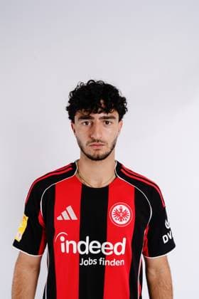 Kaan Inanoglu Eintracht Frankfurt II U21 portrait appointment 2025 2026 Hessenliga soccer portrait appointment, headshot, portrait, introduction, presentation, press appointment 2025 2026 Studio Shooting studio shooting