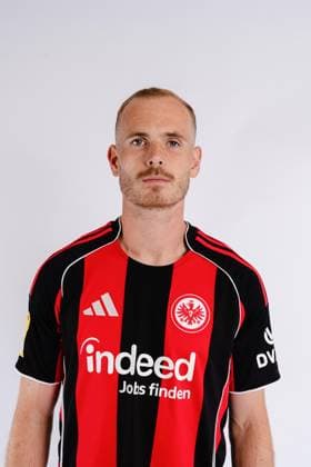 Benjamin Kirchhoff Eintracht Frankfurt II U21 portrait appointment 2025 2026 Hessenliga soccer portrait appointment, headshot, portrait, introduction, presentation, press appointment 2025 2026 Studio Shooting Studioshooting