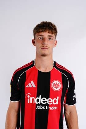 Nilo Neuendorff Eintracht Frankfurt II U21 portrait appointment 2025 2026 Hessenliga soccer portrait appointment, headshot, portrait, introduction, presentation, press appointment 2025 2026 Studio Shooting studio shooting