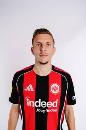 Nico Ochojski Eintracht Frankfurt II U21 portrait appointment 2025 2026 Hessenliga soccer portrait appointment, headshot, portrait, introduction, presentation, press appointment 2025 2026 Studio Shooting studio shooting