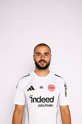 Dennis Schmitt Eintracht Frankfurt II U21 portrait appointment 2025 2026 Hessenliga soccer portrait appointment, headshot, portrait, introduction, presentation, press appointment 2025 2026 Studio Shooting studio shooting