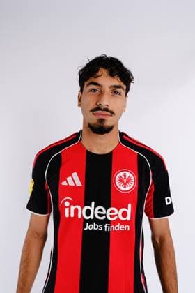 Metehan Yildirim Eintracht Frankfurt II U21 portrait appointment 2025 2026 Hessenliga soccer portrait appointment, headshot, portrait, introduction, presentation, press appointment 2025 2026 Studio Shooting studio shooting