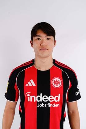 Yundo Kim Eintracht Frankfurt II U21 portrait appointment 2025 2026 Hessenliga soccer portrait appointment, headshot, portrait, introduction, presentation, press appointment 2025 2026 Studio Shooting studio shooting