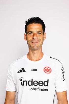 Stefan Buck Eintracht Frankfurt portrait appointment 2025 2026 1 BL Bundesliga soccer portrait appointment, headshot, portrait, introduction, presentation, press appointment 2025 2026 Studio Shooting Studioshooting