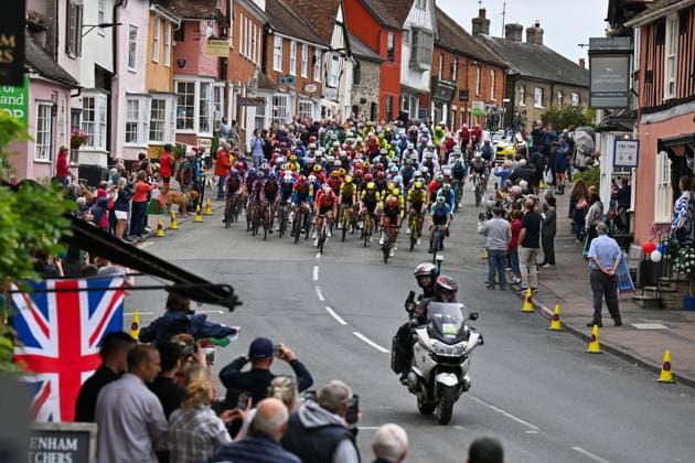 2025 Lloyds Tour of Britain Picture by Bruce Rollinson SWpix.com - 03 06 2025 - Cycling - 2025 Lloyds Tour of Britain - Stage 2: Stowmarket to Stowmarket - The peloton Copyright: x xSWpix.comx(t axPhotographyxHubxLtd)xBrucexRollinson SWpix.comx SWP-3069-2241