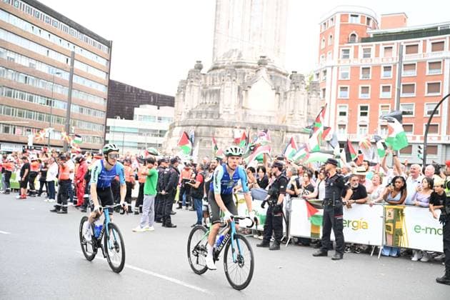 03-09-2025 Vuelta A Espana; Tappa 11 Bilbao - Bilbao; 2025, Decathlon - Ag2r La Mondiale; Bilbao; 