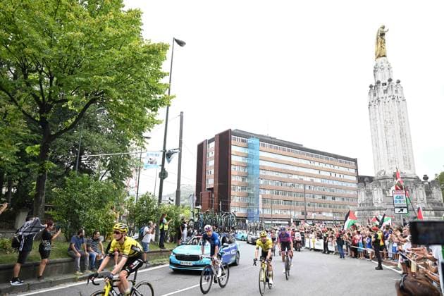 03-09-2025 Vuelta A Espana; Tappa 11 Bilbao - Bilbao; 2025, Visma - Lease A Bike; 2025, Groupama - Fdj; Bilbao; 