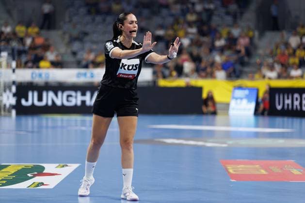 Rosana Sug, Rhein Neckar Loewen vs GWD Minden, Handball, DAIKIN HBL, 2 Spieltag, Saison 2025 2026, 03 09 2025 DFB regulations prohibit any use of photographs as image sequences and or quasi video Rhein Neckar Loewen vs GWD Minden, Handball, DAIKIN HBL, 2 Spieltag, Saison 2025 2026, 03 09 2025 Copyright: xEibner-Pressefoto AlexanderxNeisx EP_ANS