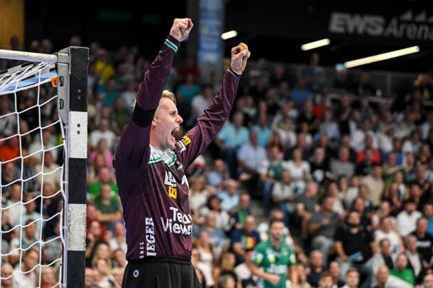 Goeppingen, Germany, 03 09 25 Goalkeeper Kristian Saveras FRISCH AUF Goeppingen gestures during the Daikin Handball Bundesliga match between FRISCH AUF Goeppingen vs Füchse Berlin at EWS Arena on September 03, 2025 in Goeppingen, Germany Photo by Harry Langer DeFodi Images Goeppingen, Germany, 03 09 25 Goalkeeper Kristian Saveras FRISCH AUF Goeppingen gestures during the Daikin Handball Bundesliga match between FRISCH AUF Goeppingen vs Füchse Berlin at EWS Arena on September 3, 2025 in Goeppingen, Germany Photo by Harry Langer DeFodi Images Photo by Harry Langer DeFodi Images