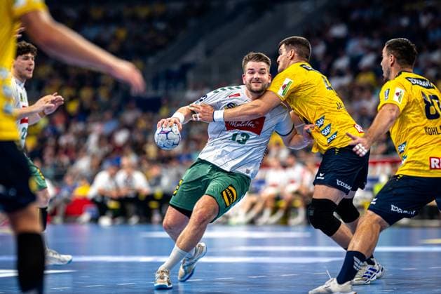 1 Handball Bundesliga, DAIKIN HBL, Rhein Neckar Löwen GWD Minden 03 09 2025 Ian Weber 13, TSV GWD Minden 1 Handball Bundesliga, Rhein Neckar Löwen - GWD Minden, Mannheim, SAP Arena, 03 09 2025 1 Handball Bundesliga, Rhein Neckar Löwen - GWD Minden, Mannheim, SAP Arena, 03 09 2025 Copyright: xBEAUTIFULxSPORTS Gelhardtx