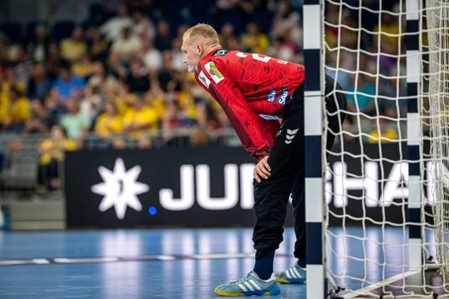 1 German Handball League, DAIKIN HBL, Rhein Neckar Löwen GWD Minden 03 09 2025 David Späth 29 Rhein Neckar Löwen stands concentrated in the goal area of the SAP Arena 1 German Handball League, Rhein Neckar Löwen - GWD Minden, Mannheim, SAP Arena, 03 09 2025 Copyright: xBEAUTIFULxSPORTS Gelhardtx