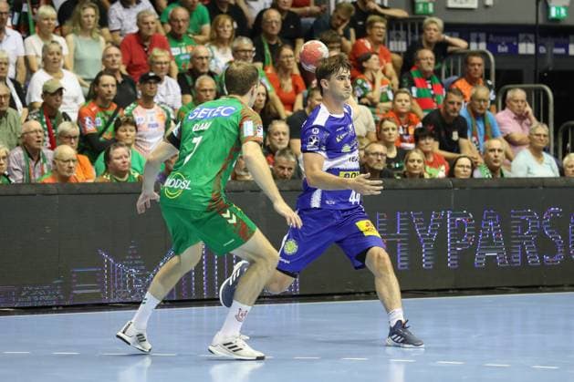 03 09 2025, xtgx, SC Magdeburg ThSV Eisenach v l Stephan Seitz Eisenach, 44 Magdeburg