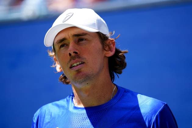 Alex De Minaur in quarter final action 2025 US Open, Day Eleven, USTA Billie Jean King National Tennis Center, New York, USA - 03 Sept 2025New York USTA Billie Jean King National T New York (NY) United States of America  Copyright: xJavierxGarcia Shutterstockx 15458346i