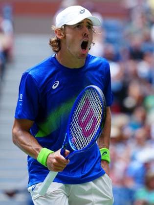 Alex De Minaur in quarter final action 2025 US Open, Day Eleven, USTA Billie Jean King National Tennis Center, New York, USA - 03 Sept 2025New York USTA Billie Jean King National T New York (NY) United States of America  Copyright: xJavierxGarcia Shutterstockx 15458346o