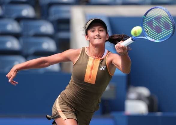 Lea Nilsson SWE , Girls Singles, Girls Singles, US Open Championships 2023, USTA Billie Jean King National Tennis Center, Flushing Meadows, New York, USA Copyright: xJuergenxHasenkopfx