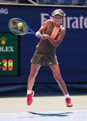 Lea Nilsson SWE , Girls Singles, Girls Singles, US Open Championships 2023, USTA Billie Jean King National Tennis Center, Flushing Meadows, New York, USA Copyright: xJuergenxHasenkopfx