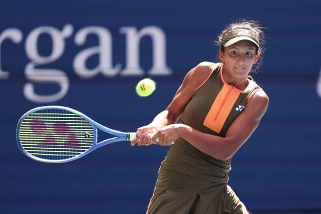 Lea Nilsson SWE , Girls Singles, Girls Singles, US Open Championships 2023, USTA Billie Jean King National Tennis Center, Flushing Meadows, New York, USA Copyright: xJuergenxHasenkopfx