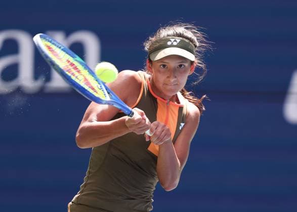 Lea Nilsson SWE , Girls Singles, Girls Singles, US Open Championships 2023, USTA Billie Jean King National Tennis Center, Flushing Meadows, New York, USA Copyright: xJuergenxHasenkopfx