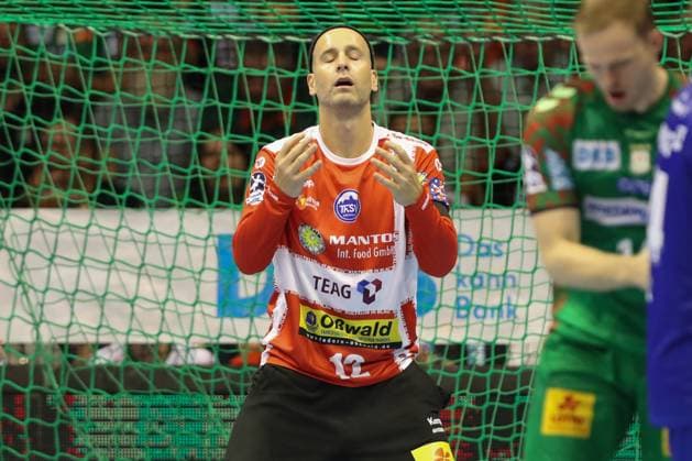03 09 2025, xtgx, SC Magdeburg ThSV Eisenach v l Silvio Heinevetter Eisenach, 12 disappointed, looks disappointed, disappointed Magdeburg