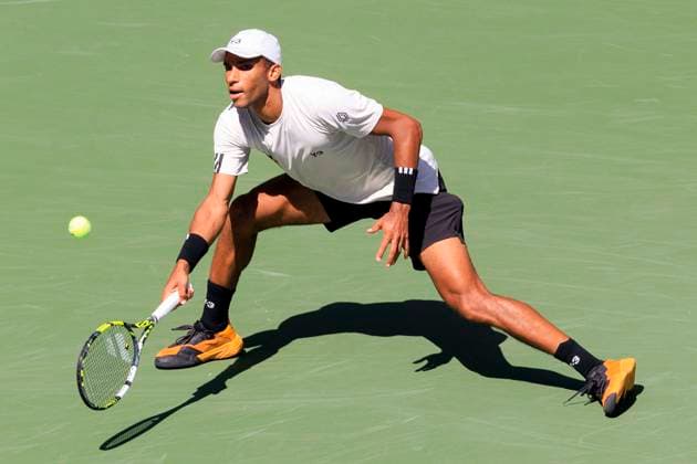 September 3, 2025, Flushing Meadows, New York, USA: Felix Auger-Aliassime hits a forehand during a match against Alex de Minaur on Day 11 of the 2025 US Open at USTA Billie Jean King National Tennis Center on Wednesday September 3, 2025 in the Flushing neighborhood of the Queens borough of New York City. JAVIER ROJAS PI Flushing Meadows USA - ZUMAp124 20250903_zaa_p124_031 Copyright: xJavierxRojasx