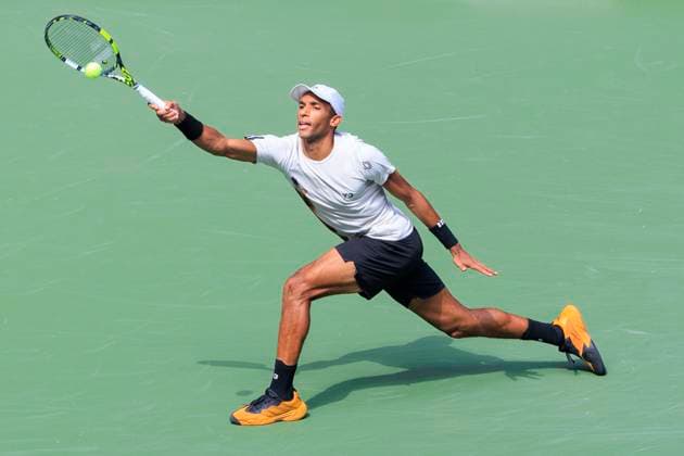 September 3, 2025, Flushing Meadows, New York, USA: Felix Auger-Aliassime hits a forehand during a match against Alex de Minaur on Day 11 of the 2025 US Open at USTA Billie Jean King National Tennis Center on Wednesday September 3, 2025 in the Flushing neighborhood of the Queens borough of New York City. JAVIER ROJAS PI Flushing Meadows USA - ZUMAp124 20250903_zaa_p124_038 Copyright: xJavierxRojasx
