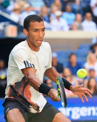 September 3, 2025, Flushing Meadows, New York, USA: Felix Auger-Aliassime hits a forehand during a match against Alex de Minaur on Day 11 of the 2025 US Open at USTA Billie Jean King National Tennis Center on Wednesday September 3, 2025 in the Flushing neighborhood of the Queens borough of New York City. JAVIER ROJAS PI Flushing Meadows USA - ZUMAp124 20250903_zaa_p124_050 Copyright: xJavierxRojasx