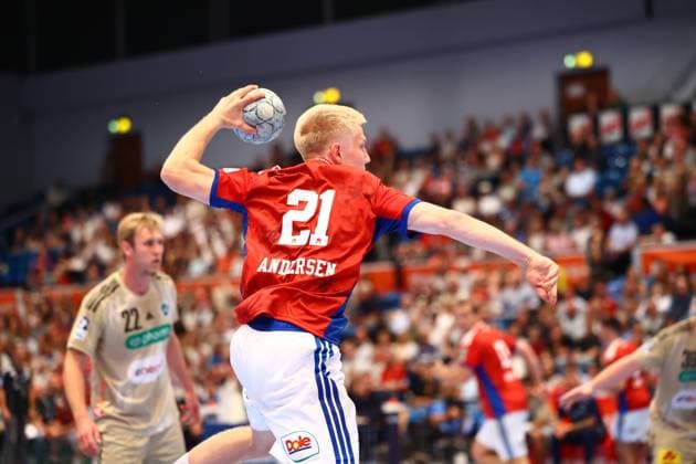 Handball I Men I Season 2025 2026 I Bundesliga I 2 Matchday I HSV Hamburg TSV Hannover Burgdorf I 03 09 2025 Frederik Bo Andersen 21, HSV Hamburg Hamburg Alsterdorfer Sporthalle Hamburg Germany Copyright: xLobeca RalfxHomburgx