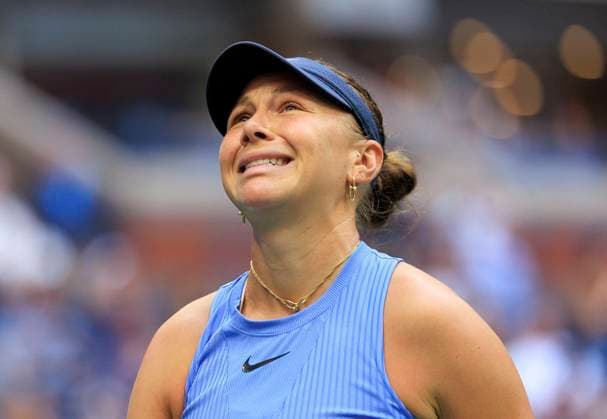 September 3, 2025, Flushing Meadows, New York, USA: Amanda Anisimova reacts to losing a game point during a match against Iga Swiatek on Day 11 of the 2025 US Open at USTA Billie Jean King National Tennis Center on Wednesday September 3, 2025 in the Flushing neighborhood of the Queens borough of New York City. JAVIER ROJAS PI Flushing Meadows USA - ZUMAp124 20250903_zaa_p124_098 Copyright: xJavierxRojasx