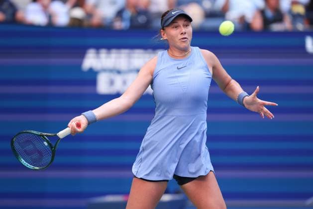 Amanda Anisimova, US Open Championships 2023, USTA Billie Jean King National Tennis Center, Flushing Meadows, New York, USA Copyright: xJuergenxHasenkopfx