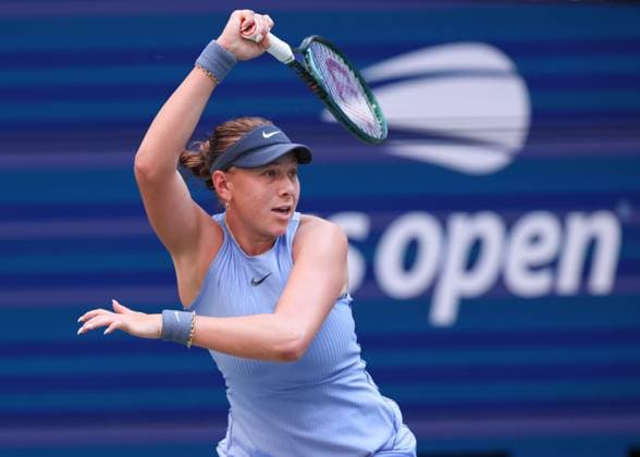 Amanda Anisimova, US Open Championships 2023, USTA Billie Jean King National Tennis Center, Flushing Meadows, New York, USA Copyright: xJuergenxHasenkopfx