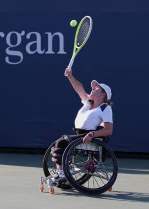 Ela Porges GER , Wheelchair Girls Singles, Wheelchair Girls Singles, US Open Championships 2023, USTA Billie Jean King National Tennis Center, Flushing Meadows, New York, USA Copyright: xJuergenxHasenkopfx