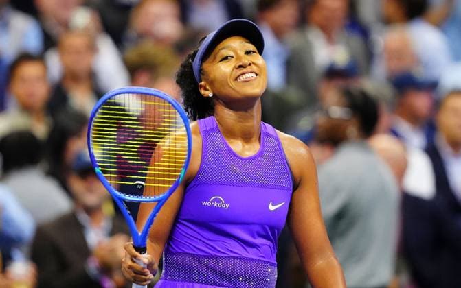 Naomi Osaka celebrates her quarter final win over Karolina Muchova 2025 US Open, Day Eleven, USTA Billie Jean King National Tennis Center, New York, USA - 03 Sept 2025New York USTA Billie Jean King National T New York (NY) United States of America  Copyright: xJavierxGarcia Shutterstockx 15458346cx