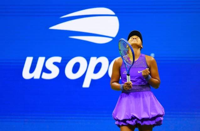 Naomi Osaka celebrates her quarter final win over Karolina Muchova 2025 US Open, Day Eleven, USTA Billie Jean King National Tennis Center, New York, USA - 03 Sept 2025New York USTA Billie Jean King National T New York (NY) United States of America  Copyright: xJavierxGarcia Shutterstockx 15458346cz