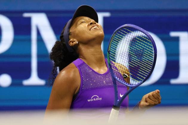 September 3, 2025, New York City, New York, United States: NAOMI OSAKA of Japan during the match against K. Muchova of Czech Republic in quarterfinals of US Open 2025 at the USTA Billie Jean King National Tennis Center. Queens, New York City. Osaka won 6:4, 7:6 New York City United States - ZUMAc278 20250903_zsp_c278_017 Copyright: xMarcinxCholewinskix
