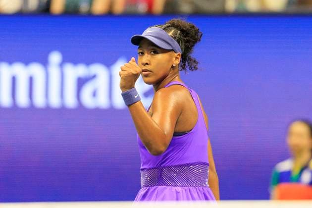 September 3, 2025, Flushing Meadows, New York, USA: Naomi Osaka reacts to her team after winning a point during a match against Karolina Muchova on Day 11 of the 2025 US Open at USTA Billie Jean King National Tennis Center on Wednesday September 3, 2025 in the Flushing neighborhood of the Queens borough of New York City. JAVIER ROJAS PI Flushing Meadows USA - ZUMAp124 20250903_zaa_p124_120 Copyright: xJavierxRojasx