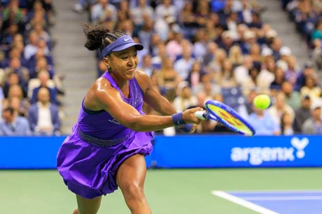 September 3, 2025, Flushing Meadows, New York, USA: Naomi Osaka hits a double forehand return during a match against Karolina Muchova on Day 11 of the 2025 US Open at USTA Billie Jean King National Tennis Center on Wednesday September 3, 2025 in the Flushing neighborhood of the Queens borough of New York City. JAVIER ROJAS PI Flushing Meadows USA - ZUMAp124 20250903_zaa_p124_128 Copyright: xJavierxRojasx