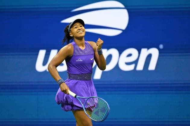 (250904) -- NEW YORK, Sept. 4, 2025 -- Osaka Naomi celebrates after winning the women s singles quarterfinal match between Osaka Naomi of Japan and Karolina Muchova of the Czech Republic at the 2025 US Open tennis championships in New York, the United States, Sept. 3, 2025. ) (SP)U.S.-NEW YORK-TENNIS-US OPEN-WOMEN S SINGLES-QUARTERFINALS LixRui 