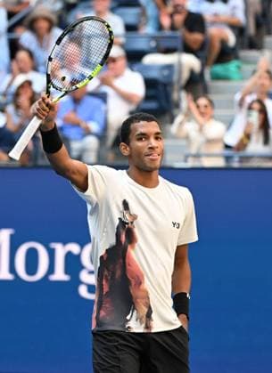 FLUSHING NY- SEPTEMBER 03: Alex de Minaur Vs Felix Auger-Aliassime during the Quarterfinals On Arthur Ashe Stadium at the USTA Billie Jean King National Tennis Center on September 3, 2025 in Flushing Queens. Copyright: xmpi04x xMediaPunchx Copyright: xIMAGO MediaPunchx