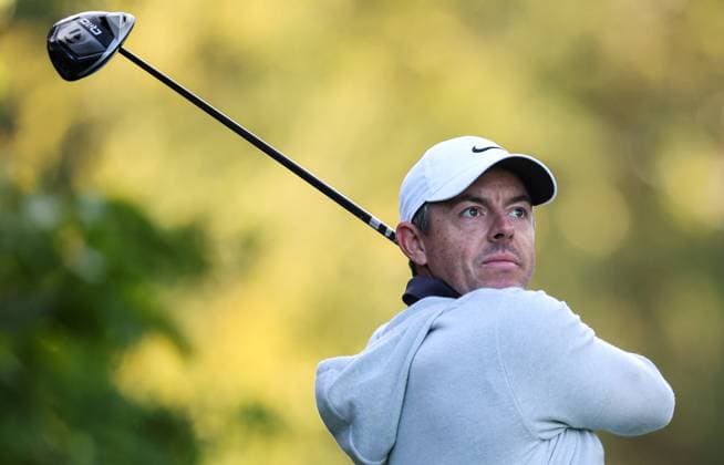 2025 Amgen Irish Open, The K Club, Kildare 4 9 2025 Rory McIlroy tees off on the 11th Rory McIlroy tees off on the 11th 4 9 2025  Copyright: x INPHO BryanxKeanex INP_2792