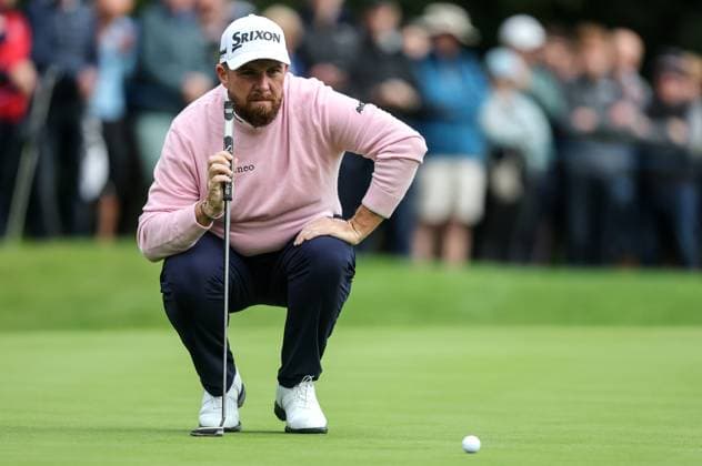 2025 Amgen Irish Open, The K Club, Kildare 4 9 2025 Shane Lowry lines up a putt on the 15th Shane Lowry lines up a putt on the 15th 4 9 2025  Copyright: x INPHO BryanxKeanex INP_5012