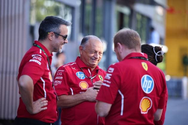 Frederic Vasseur Team Principal, Scuderia Ferrari HP ,ITA, Formula 1 World Championship, Italian Grand Prix, Monza, Autodromo Nazionale Monza, Media Day, 04 09 2025 ITA, Formula 1 World Championship, Italian Grand Prix, Monza, Autodromo Monza, Media Day, 04 09 2025 Monza Copyright: xEibner-Pressefoto AnnikaxGrafx EP_AGF