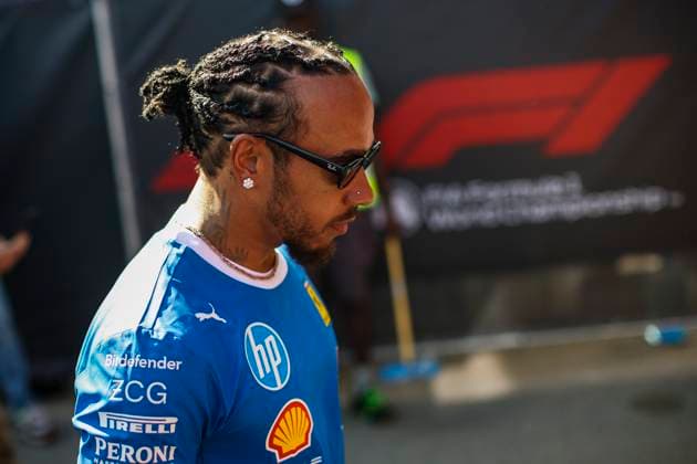 F1 - ITALIAN GRAND PRIX 2025 HAMILTON Lewis (gbr), Scuderia Ferrari SF-25, portrait during the 2025 Formula 1 Pirelli Grand Premio d™Italia, 2025 Italian Grand Prix, 16th round of the 2025 FIA Formula One World Championship, WM, Weltmeisterschaft from September 5 to 7, 2025 on the Autodromo Nazionale Monza, in Monza, Italy - MonzaItaly  Copyright: xXavixBonillax